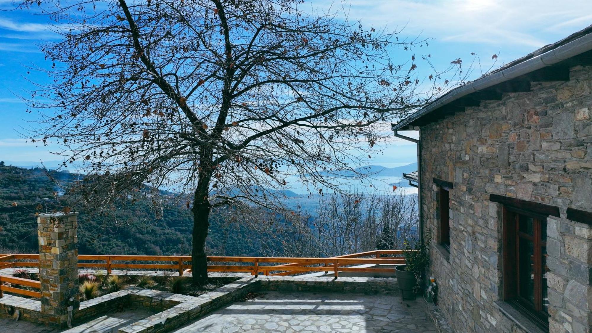 Aurora-Inn Makrinitsa Bagian luar foto