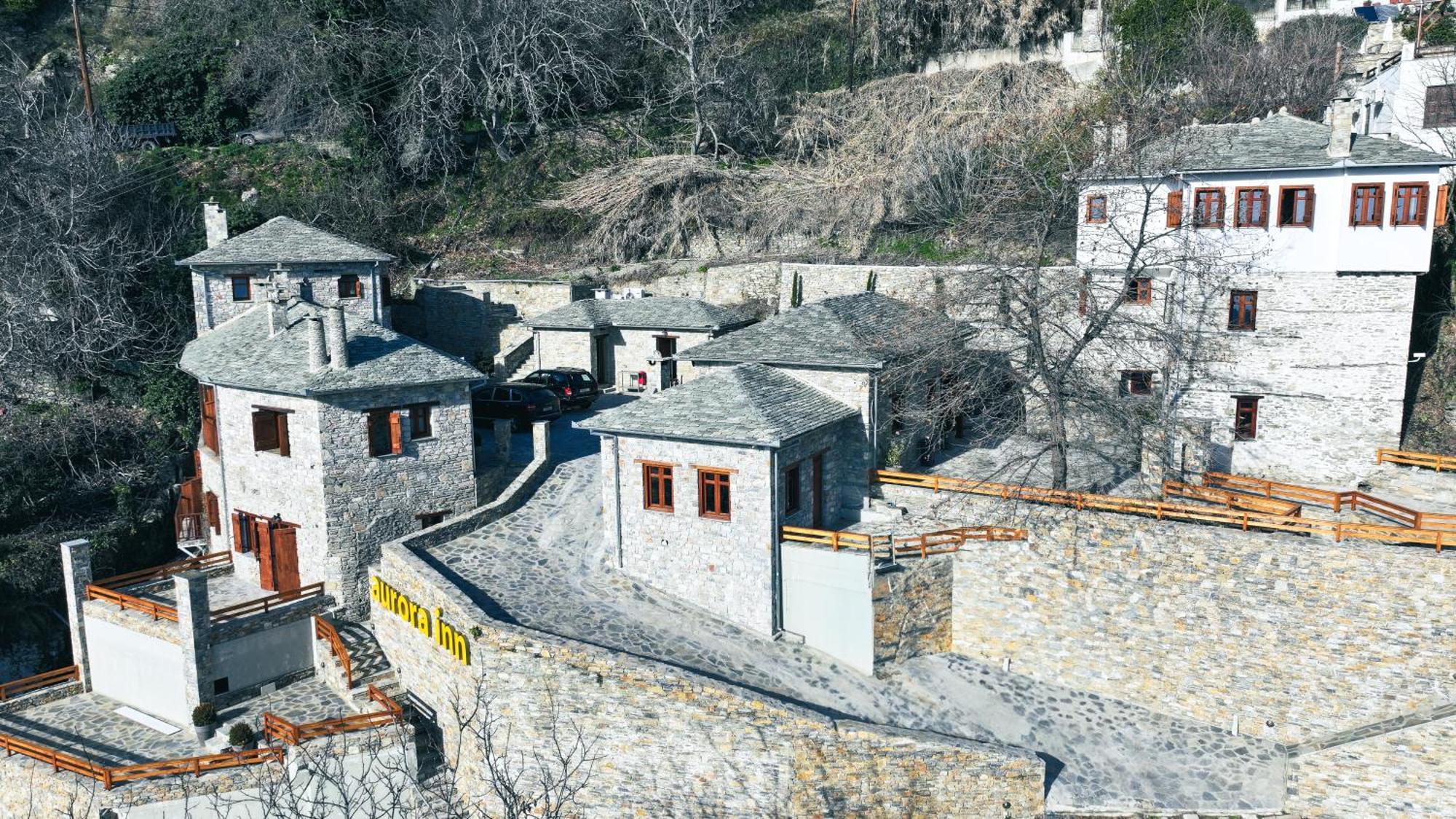 Aurora-Inn Makrinitsa Bagian luar foto