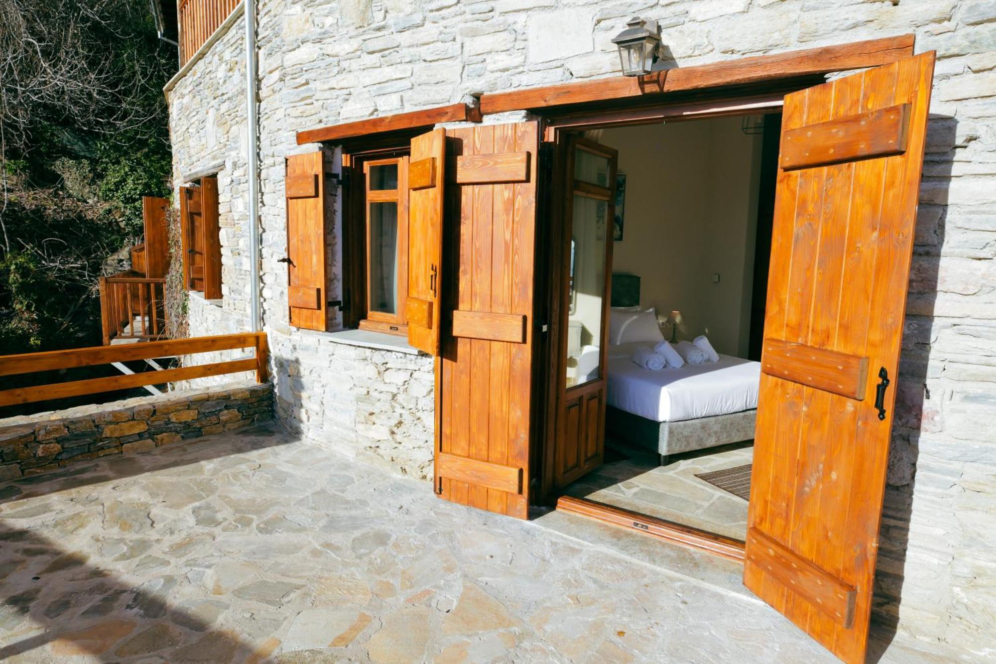 Aurora-Inn Makrinitsa Bagian luar foto